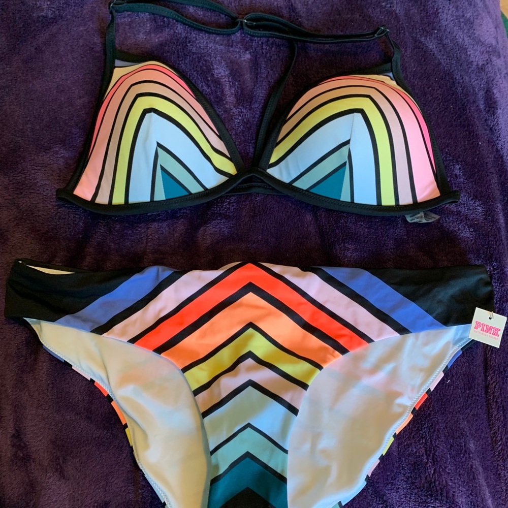 PINK Chevron Bathing Suit